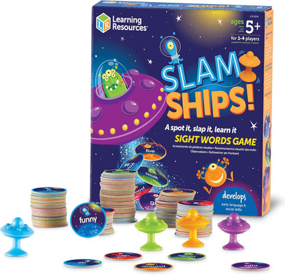 Learning Resources Sight Word Swat A Sight Words Game - Phonics Flash Cards, Board Games for Kids, Montessori Spelling , Homeschool, Classroom Must Haves, Teacher Supplies, Gifts for Boys and Girls