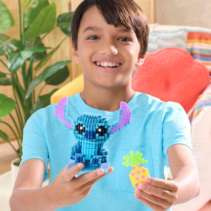 STITCH Disney Pixel Creations Bead Kit Lilo DIY Craft Set with 2500 Beads, Pegboards & Templates Creative Activity Toy for Girls & Boys Ages 6+