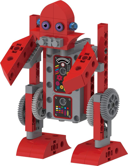 Thames & Kosmos Kids First Robot Pet Shop: Owls, French Bulldogs, Sloths & More! STEM Experiment Kit for Young Engineers | Build 8 Motorized Robots of Cute Animals | Play & Learn with Storybook Manual