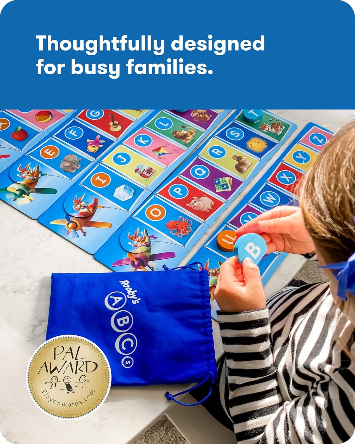 SimplyFun Uncle Beary’s Bedtime - an Engaging and Educational Toddler Game - Learn to Develop Counting Skills, Focus and Self Control - 2 to 4 Players, for Kids Ages 3 & Up