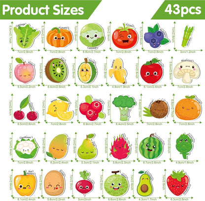 Magnetic Letters and Numbers for Fridge, Cute Colorful Animal Alphabet 26 Uppercase Letters 0-9 Numbers, Fridge Magnets Set for Learning Spelling Girls