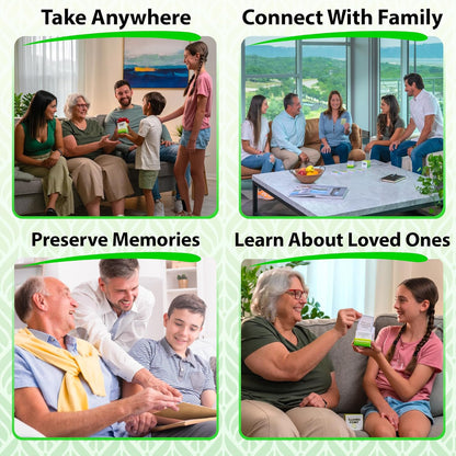 200 Generations Conversation Cards - Deep, Fun & Reflective Questions to Spark Connection - Perfect for Kids, Parents & Grandparents to Share Stories, Bond, and Create Lasting Memories Together