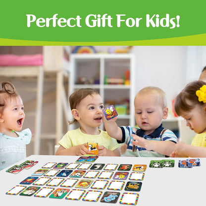 Memory Matching Game, 72 PCS Sight Words Matching Cards for Kids, 36 Pairs Memory Cards, Educational Toy for Children to Learn Sight Words 5+ Years Old
