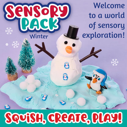 Creativity for Kids Sensory Pack: Christmas - Activities for Kids, Toddler Stocking Stuffers & Sensory Bin Filler, Travel Toys for Toddlers (Ages 3+)