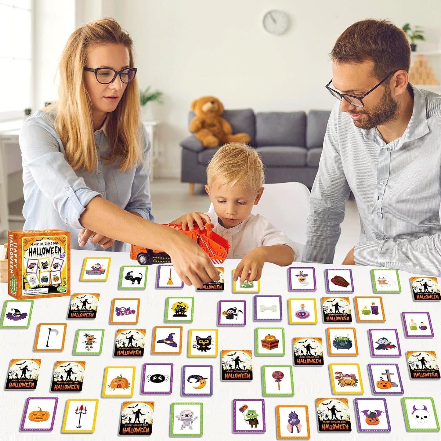 gisgfim 100 PCS Memory Matching Game Famous Paintings Concentration Memory Card for Adults Learning Educational Game A Fun & Fast Artworks Theme Matching Games