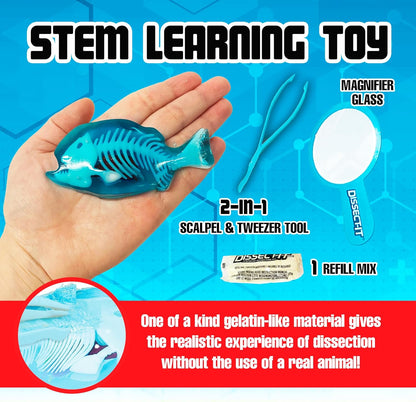 Dissect-It Discover-It Dinosaur Dig Kit, Dissecting Gel Kids Science Kit Project to Learn Anatomy, STEM Toys for Ages 6 and Above