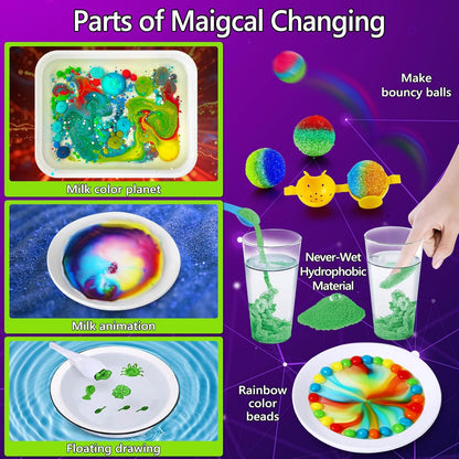 UNGLINGA 150 Experiments Science Kits for Kids, S.T.E.M Educational Project Toys for Boys Girls Birthday Gifts Ideas, Volcano, Chemistry Lab Tools Scientist Set