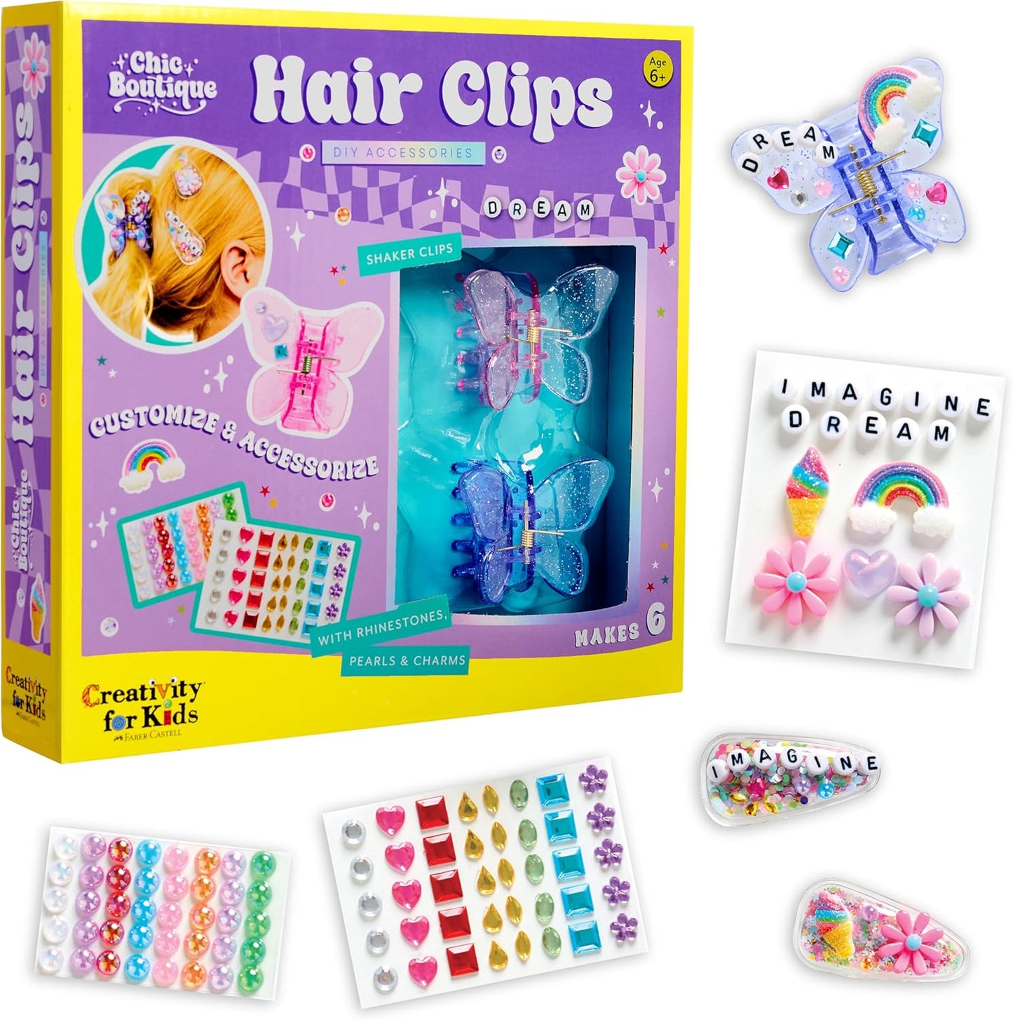 Creativity for Kids Chic Boutique: DIY Headbands Craft Kit - Create 5 Unique Designs for Girls | Spring Crafts (Ages 6+)