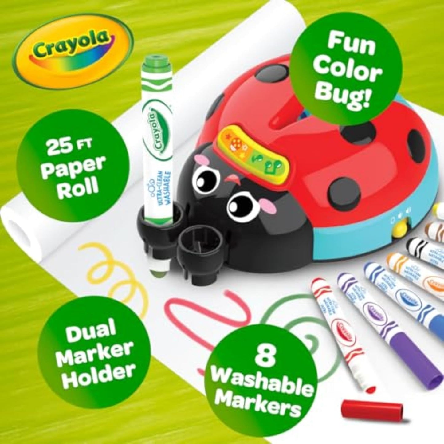 Crayola 2-in-1 Doodle Board for Toddlers, Squishy & Erasable Drawing Tablet, Educational Toddler Toy, Travel Activity, Sketching Pad, Gift for Kids