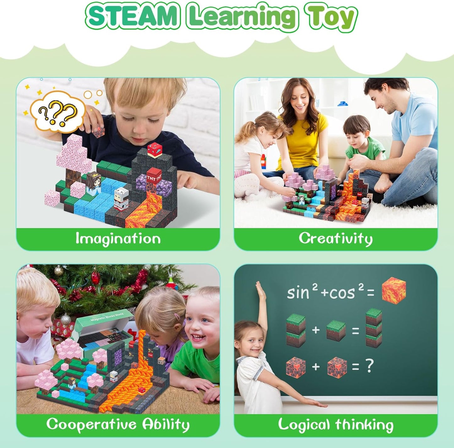 Mini Magnetic Tiles,78PCS Travel Magnetic Tiles Set with Iron Box,Portable Building Blocks for Kids Ages 3+,Car Airplane Travel Essentials Kids Toy,Creative STEM Toys Birthday Gift for Boys & Girls