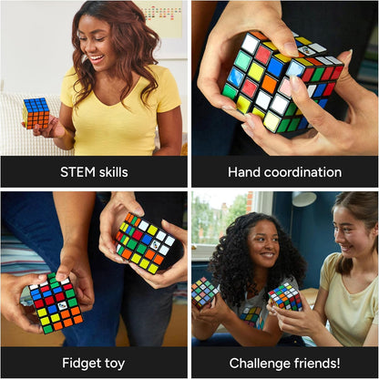 Rubik’s Cube, Special Retro 50th Anniversary Edition, Original 3x3 Cube Collectible & Desk Décor, Problem-Solving Brain Teaser, Fidget Toy, Sensory Puzzle for Adults, Teens, Kids, for Ages 8 & Up