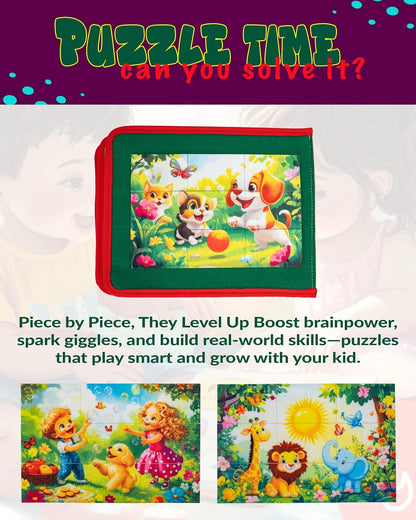 HappyVk Busy Book for Toddlers - Montessori Travel Toys with 13 Educational Activities - My Quiet Book - and A Felt Activity Board Game with 10 Weaving Strips