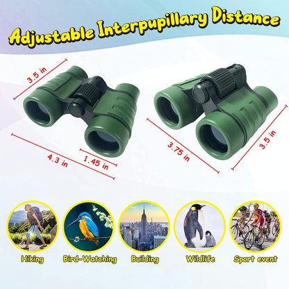 ESSENSON Binoculars for Kids Toys Gifts for Age 3, 4, 5, 6, 7, 8, 9, 10+ Years Old Boys Girls Kids Telescope Outdoor Toys for Sports and Outside Play, Bird Watching, Birthday Presents(Blue)