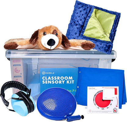 Harkla Classroom Sensory Kit for Kids - Ages 11 to 14 (Grade 7 to 8)