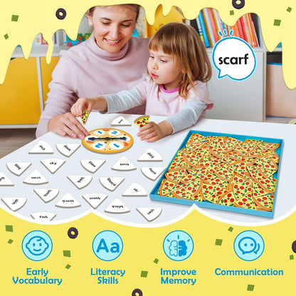 Blends & Digraphs Phonics Games for Kids, Learn to Read Phonics Flash Cards, Sight Words Word Games Spelling Reading Games, Speech Therapy Toys Kindergarten Preschool Learning Activities