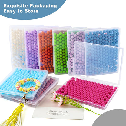 65Pcs 19mm Silicone Beads for Keychain Making Bracelet Necklace, Bulk Round Silicone Beads for Pens（Christmas Green） - Colors A