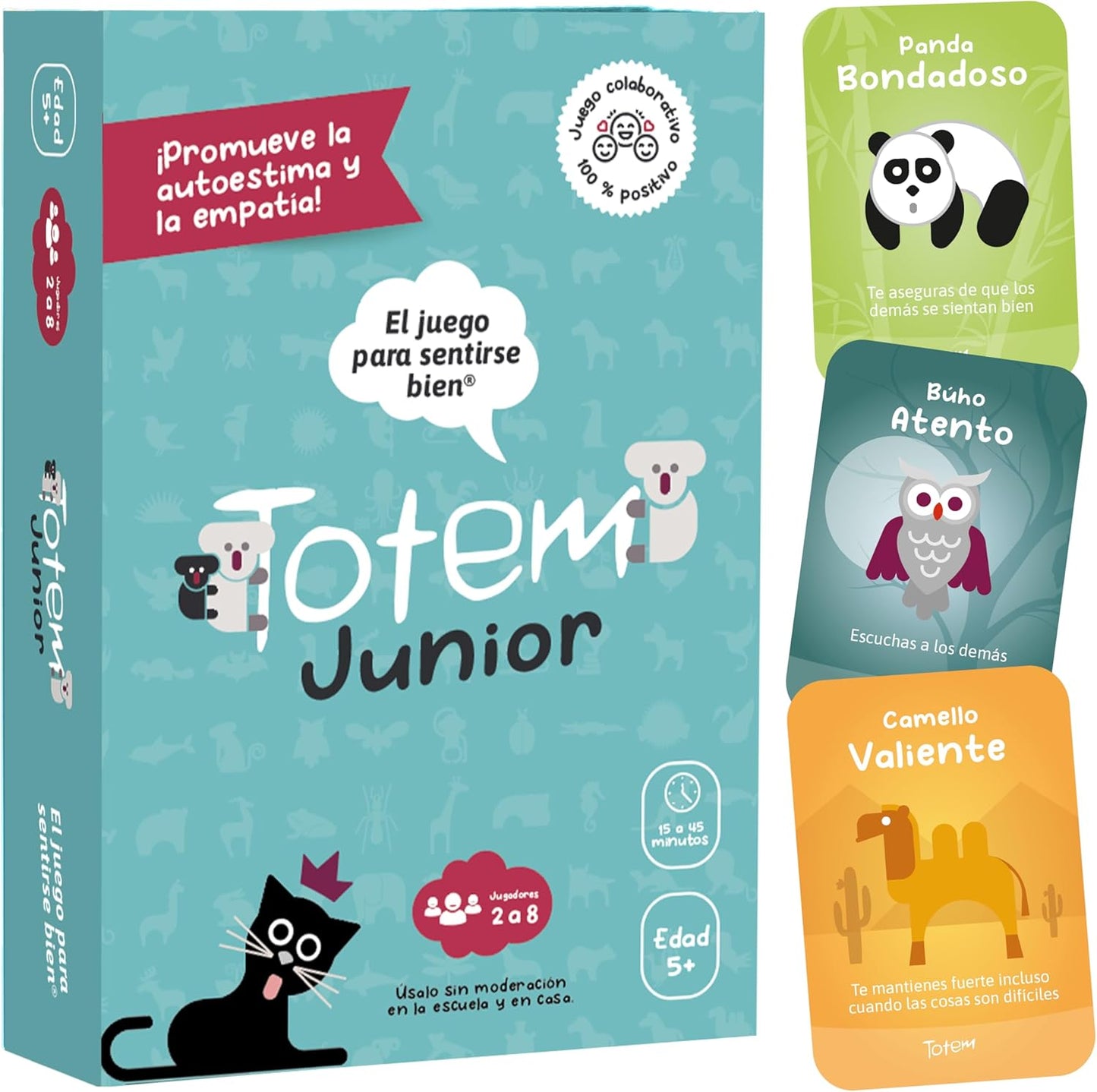 Totem: Self-Esteem & Family Bonding Game Ages 8+ - Therapy Games for Kids, Teens, Adults, Counselors - Team Building Games for Work - Group Therapy Conversation Cards for Mental Health