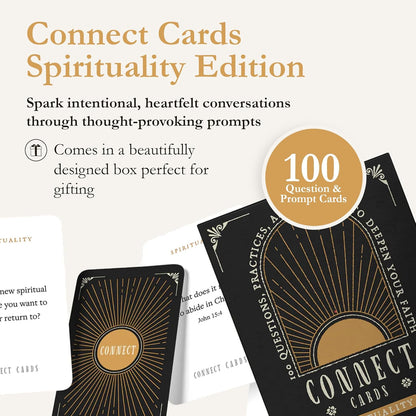 Connect Cards Family Edition - 100 Family Conversation Cards for Kids and Parents to Spark Deeper Connections & Meaningful Moments - Conversation Starters at Home, Dinner, or Travel