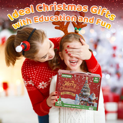 Floor Puzzles for Kids Ages 3-5, Unicorn Puzzles for Toddler Ages 4-6, 50 Pieces Jumbo Puzzles with Box, Unicorn Toys for Gifts 3-8 Years Old