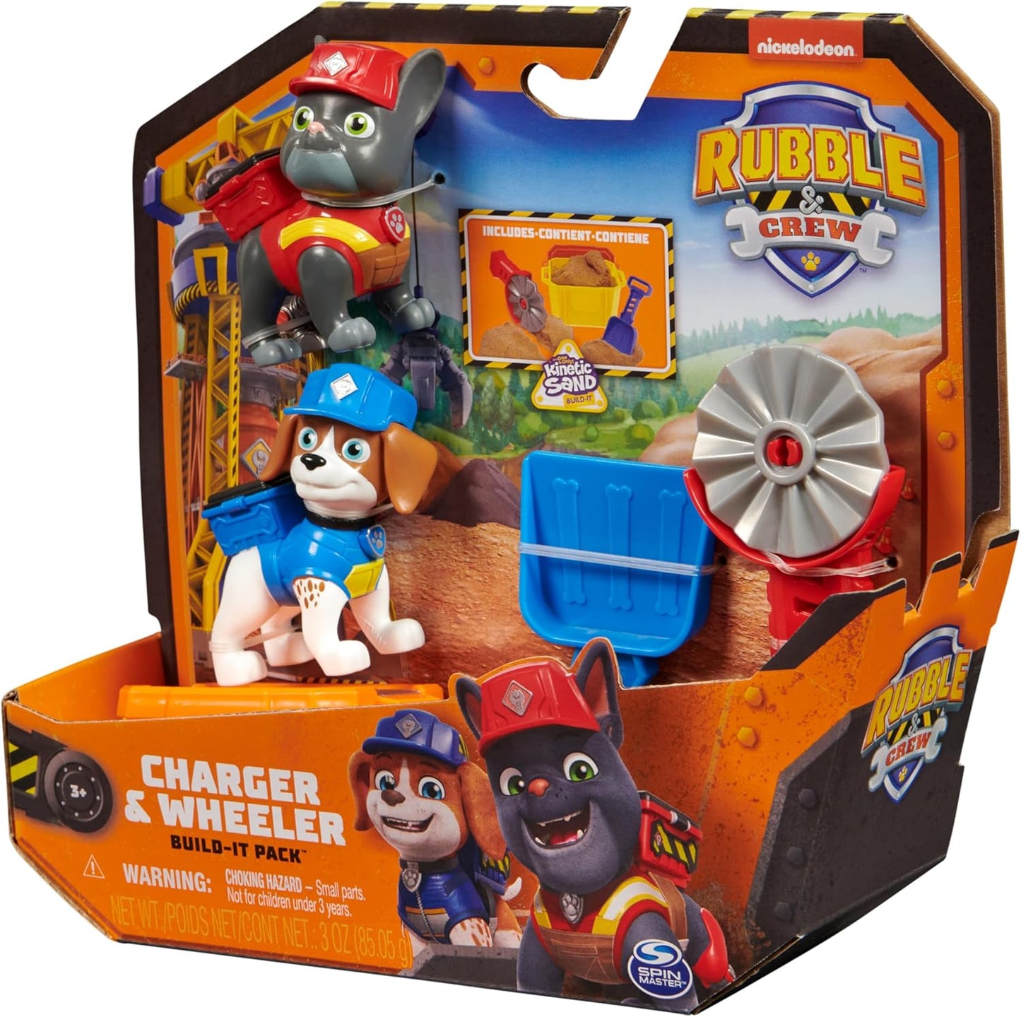 Ruben & Compagnie – Pack of 2 Ruben & Mix Figures + Accessories – Collectible Figure – Kinetic Sand and Kinetic Sand – Paw Patrol Toy – Children's Toy 3 Years and Above