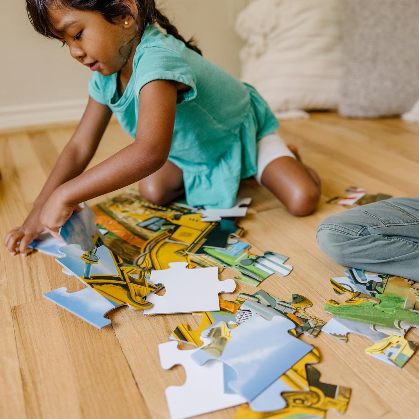 Melissa & Doug Fairy Tale Castle Jumbo Jigsaw Floor Puzzle (48 pcs, 2 x 3 feet) - FSC Certified