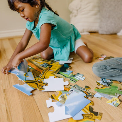 Melissa & Doug Fairy Tale Castle Jumbo Jigsaw Floor Puzzle (48 pcs, 2 x 3 feet) - FSC Certified