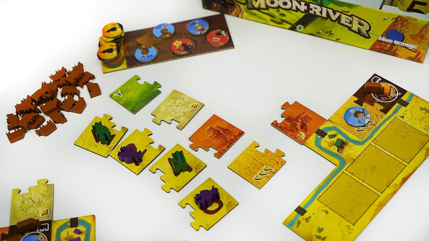 Strategy Board Game Extension for Kids, Teens and Family, Tabletop Game Nights, Ages 8 & Up, 2 to 5 Players, Kingdomino Age of Giants Expansion by Blue Orange Games