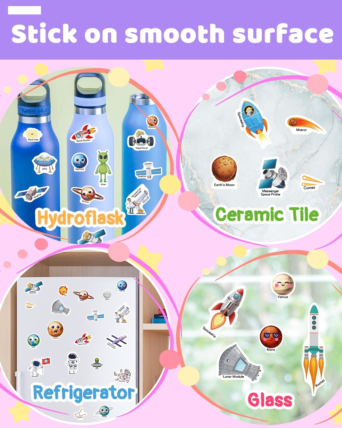 Benresive Reusable Sticker Books for Toddlers, Fun Travel Stickers for Kids, Toddler Sticker Book, Crafts Activities for Toddlers, 3 and Up Birthady Gifts - Vehicle