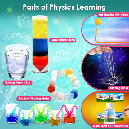 UNGLINGA 40+ Experiments Science Kit for Kids - Chemistry Set, Educational Toy Gift Idea for Boys and Girls Birthday Christmas S.T.E.M Scientist Learing Toy