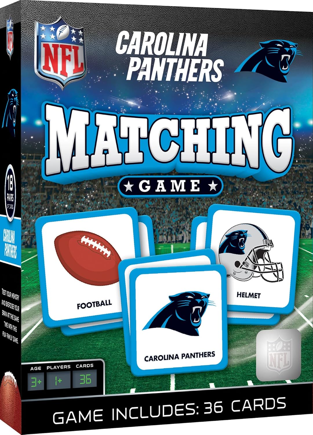 MasterPieces Sports Games - NFL Matching Game - Game for Kids and Family - Laugh and Learn
