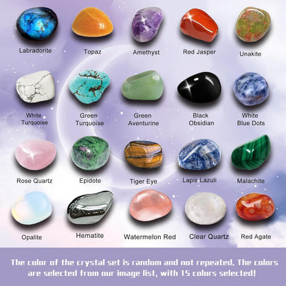 12PCS Natural Star Shaped Gemstones Set 0.8inch Worry Stones Mini Star Crystal Polished Star Pocket Gems Star Shaped for DIY Meditaion Reiki Balancing Decor Rock Kids Beginners