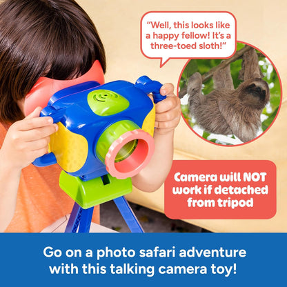 Educational Insights GeoSafari Talking Wildlife Camera - Preschool Science Learning Toys, Animal Science Stem Toy, Animal Facts with Robert Irwin, Interactive Educational Toys for 4+ Year Old Kids