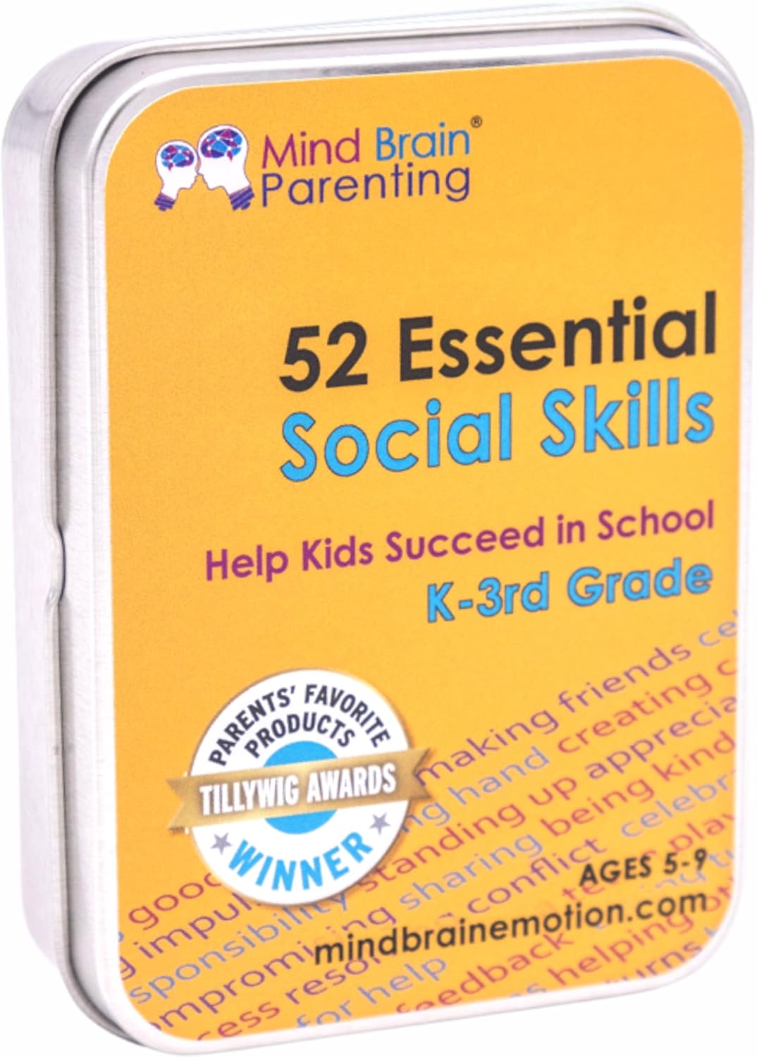 Mind Brain Emotion 52 Essential Conversations for Home, Therapy, Speech, School Classroom - Conversation Cards for Kids, Family, Teacher & Counselor to Build Growth Mindset & Communication Skills