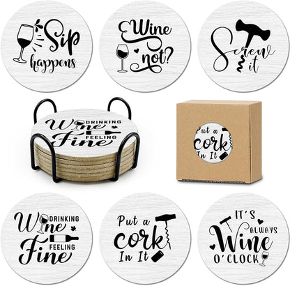 Golden Girls TV Show Merchandise,6 PCS Cork Coasters for Drinks,Funny Set with Coasters Holder,Golden Girls Fans Clean Dirty Dishwasher Magnet,Refrigerator Sign Kitchen Decor Gifts