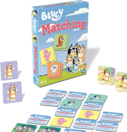 Wonder Forge Bluey Matching Game - Family & Toddler Games - Educational Toys - Memory & Brain Games for Kids Ages 3-5, Indoor Recess