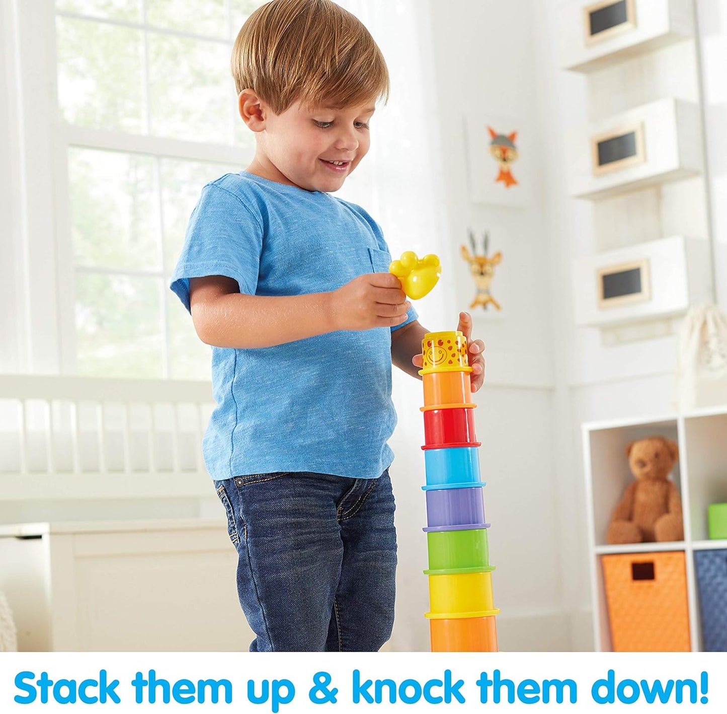 Kidoozie Stack 'n Sort - Developmental Toy for Children Ages 12 Months and Older