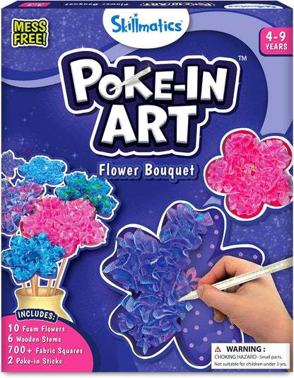 Skillmatics Poke-in Art - Magical Unicorn Dream Decor, Mess-Free Fun for Kids, DIY Wood Craft Kits, Screen-Free Activity, Gifts for Ages 4, 5, 6, 7, 8, 9