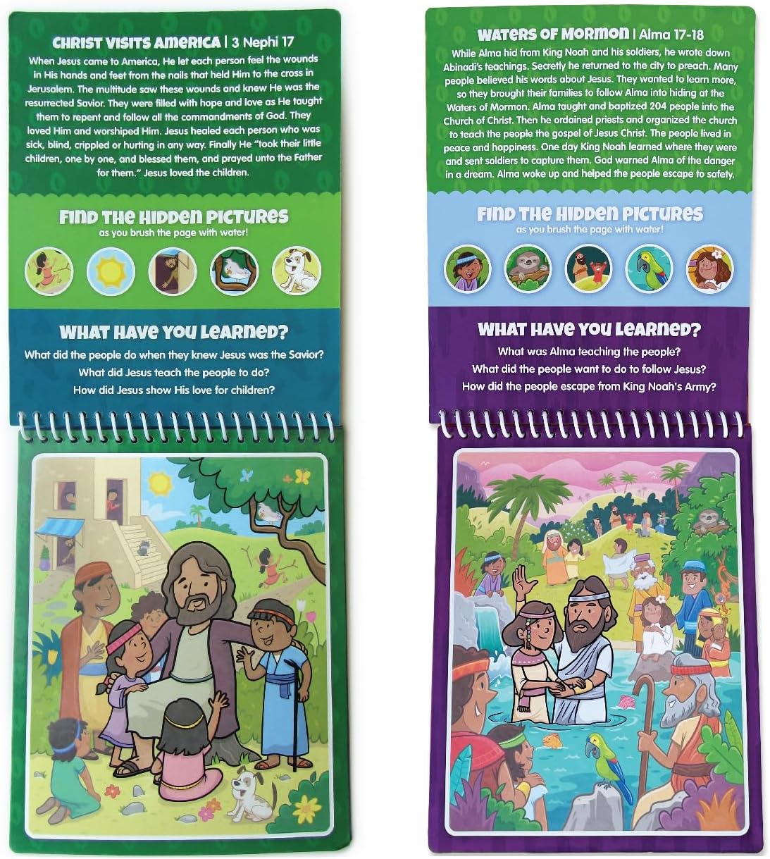 Water Reveal Coloring Scripture Book for Kids Ages 3+. New Testament Bible Stories: Preschool, Elementary, Primary, Christian, Religion