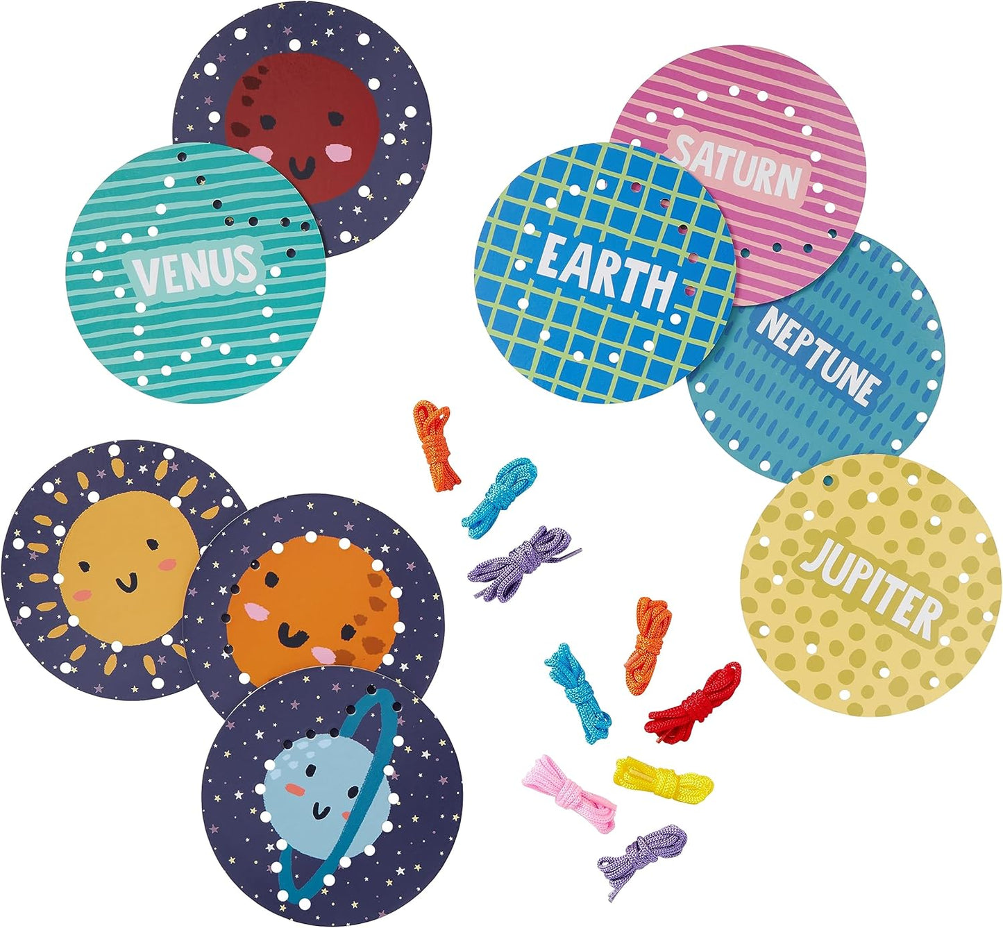 C.R. Gibson Outer Space Lacing Cards (BBLC-25345)