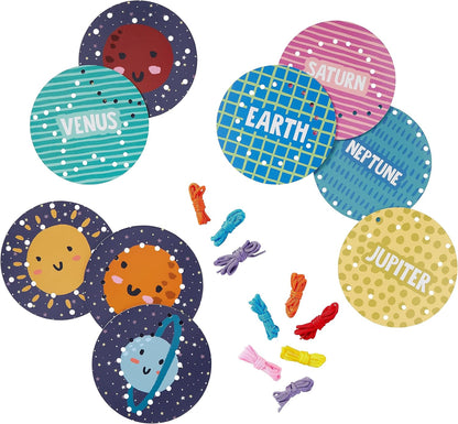 C.R. Gibson Outer Space Lacing Cards (BBLC-25345)