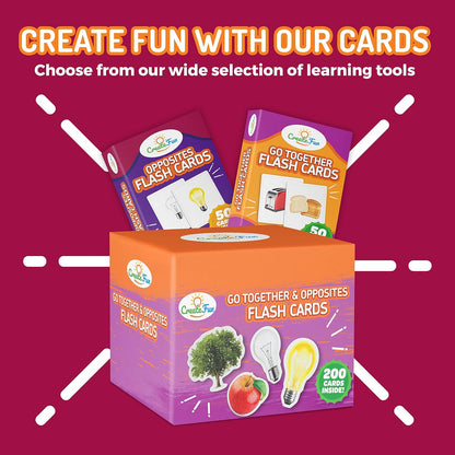 Go Together Flash Cards for Kids & Adults – 50 Realistic Matching Picture Cards for Speech Therapy, Dementia Activities, ESL, Autism Learning, Memory & Language Development, Classroom & Home Use