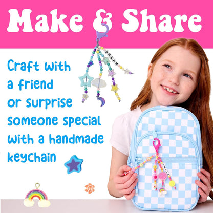 Creativity for Kids Beaded Flower Bracelet Making Kit | DIY Jewelry Craft Kit for Girls | Create 5 Colorful Beaded Bracelets to Wear, Share & Gift | Spring Crafts & Gifts for Mom (Ages 6+)