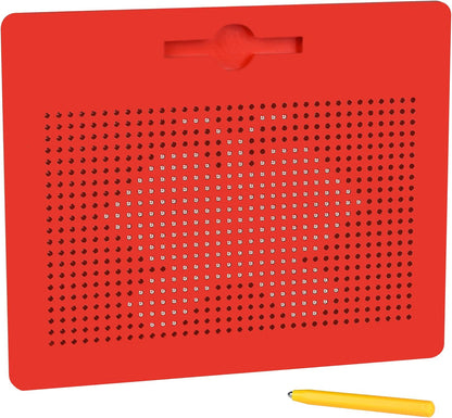 MAGBLOCK Magnetic Drawing Board Kids Writing Pad with Magnet Pen, Portable Educational Toys for Toddlers Kids Boys and Girls,Gifts Ideal for Travel and Road Trips (8.58in x6.89in)