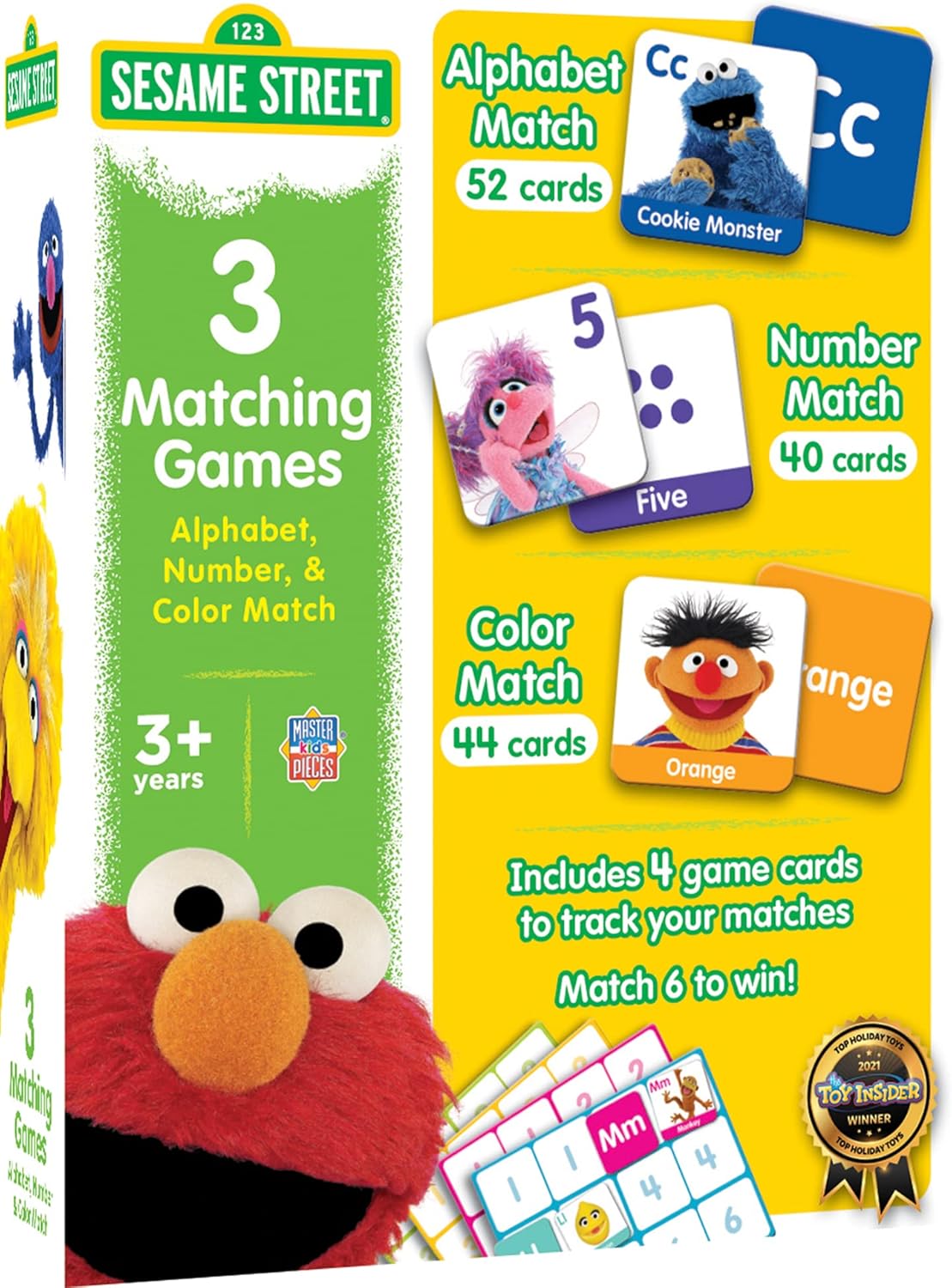 MasterPieces Officially Licensed CAT Picture Matching Card Game for Kids and Families