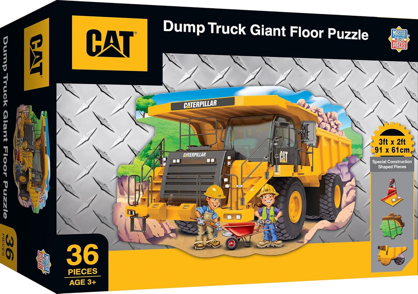 MasterPieces Floor Puzzle - Jumbo Size 80 Piece Jigsaw Puzzle for Kids - USA Map Shaped Puzzle - 3ftx2ft