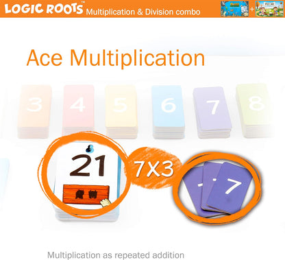 Monster Sock Factory Multiplication and Division Game - Fun Math Board Game for 6-10 Year Olds, Easy to Play STEM Toy for Kids at Home, Learning Gift for Girls & Boys, Grade 1 and Up