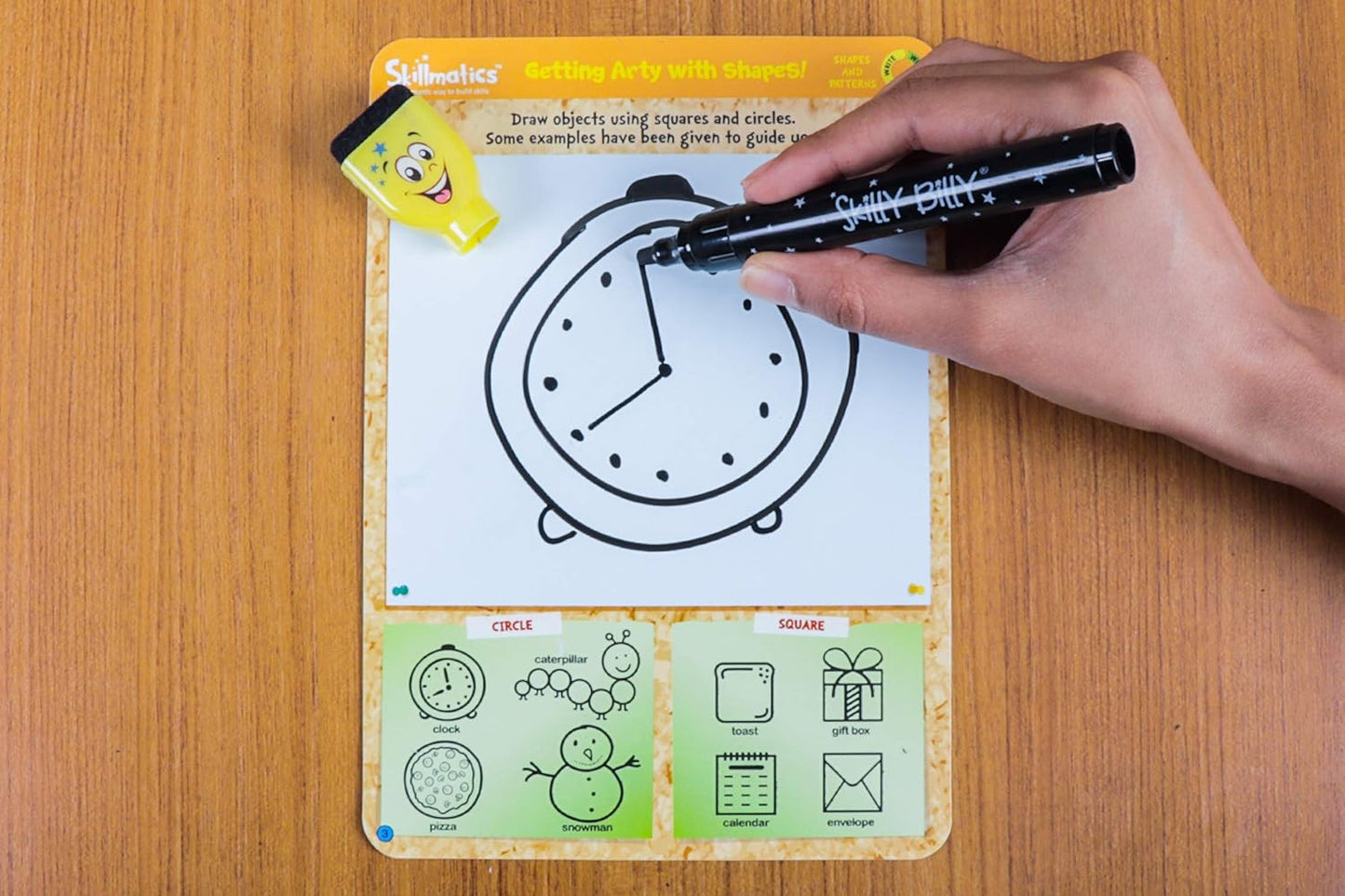 Skillmatics Educational Game - Dots & Mazes, Reusable Activity Mats with Dry Erase Marker, Gifts, Travel Toy, Ages 3 to 6