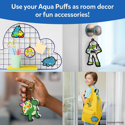 Skillmatics Aqua Puffs - 3D Art Kit, Animals, Mess-Free Paint by Number Craft for Kids, DIY Color Activity, Screen-Free Entertainment, Travel & Creative Gift for Girls & Boys Ages 4, 5, 6, 7, 8, 9, 10