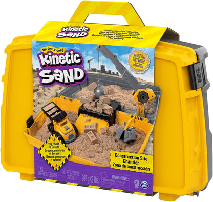 Kinetic Sand, Dig N' Demolish Playset with 1lb Play Sand & Toy Truck, Sensory Toys for Kids Ages 5 and up