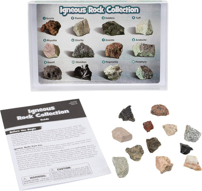 Educational Insights Complete Rock, Mineral, & Fossil Collection - Educational Science Kits for Kids, Classroom Rock Collection, Geology Kit, STEM Sets and Gifts for Boys and Girls Ages 8+